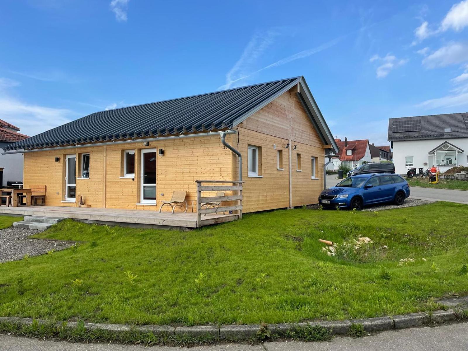 Tinyhaus #4 Huelben - Ortsrand - Kostenlose Parkplaetze Hulben Dış mekan fotoğraf